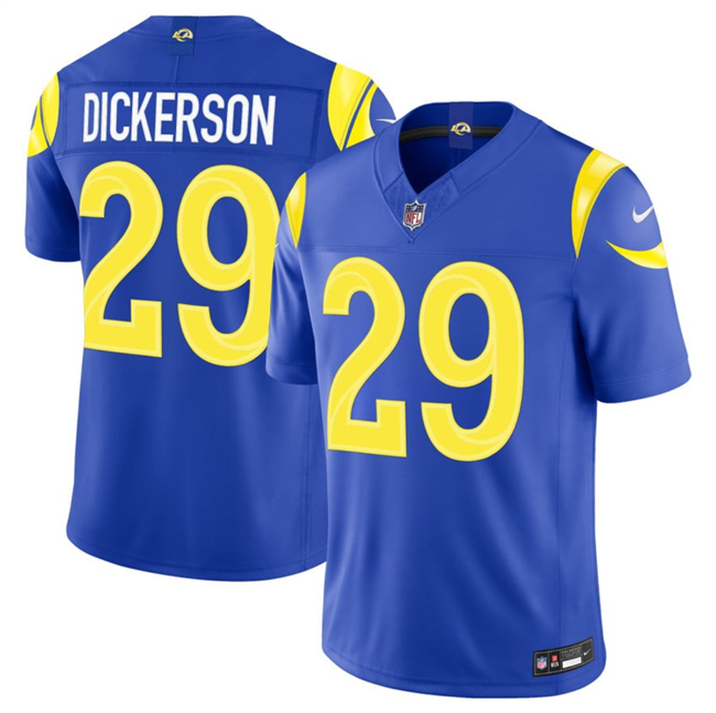 Men's Los Angeles Rams #29 Eric Dickerson Royal 2026 F.U.S.E. Vapor Limited Stitched Football Jersey